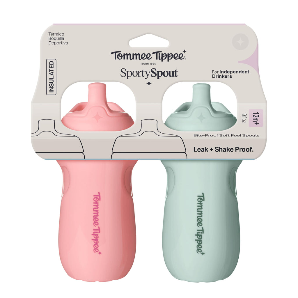 Tommee Tippee Toddler Sippy Cup, Sporty Spout, 1-3 Years, Insulated Jansha Store