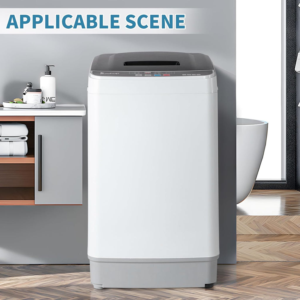 Winado 17.6LBS Full Automatic Portable Washing Machine with Drain Pump Jansha Store