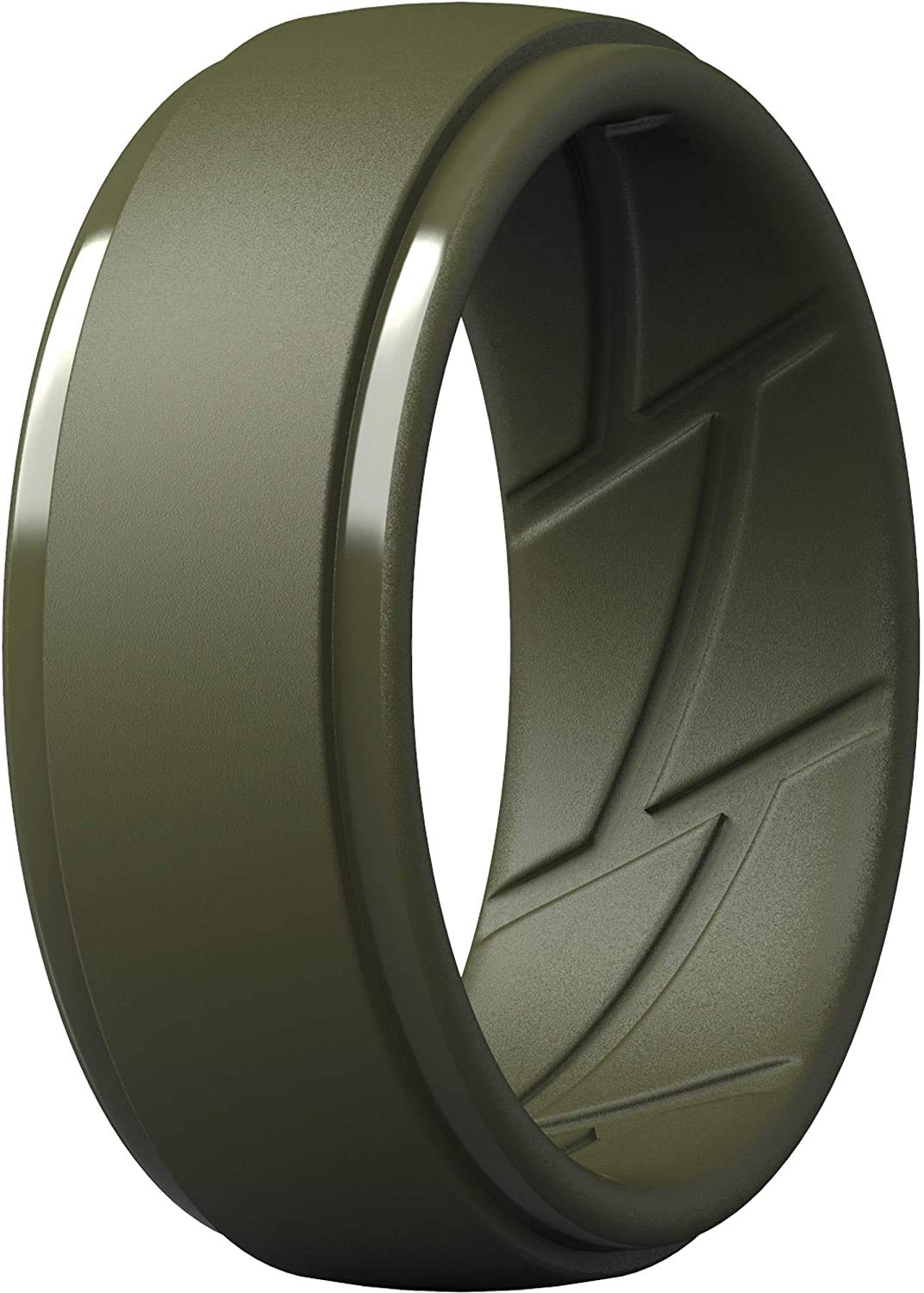ThunderFit Men's Silicone Rings, Breathable Rubber Bands, 10mm Wide Jansha Store
