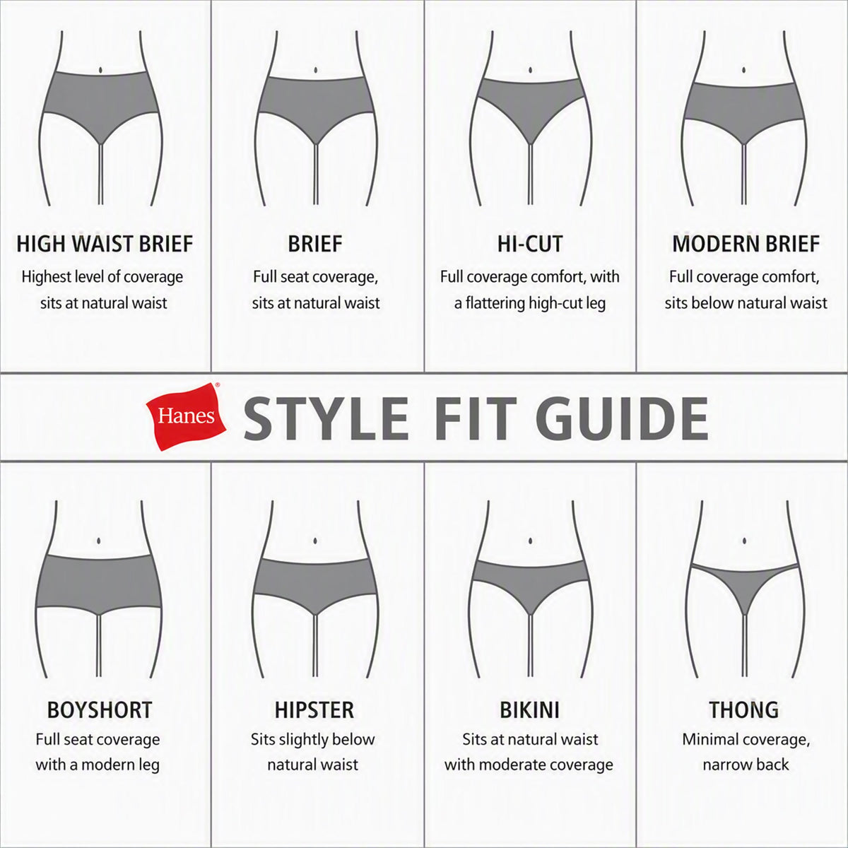 Hanes Women's Underwear Pack, 10-Pack, Full-Coverage Cotton Blend Panties, Moisture-Wicking Underwear for Women Jansha Store