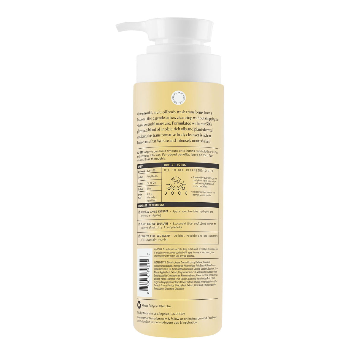 Naturium The Booster Hyaluronic Acid Body Wash, Hydrating & Moisturizing plus Minimizes Dryness, with Glycerin & Vitamin B5, 16.9 Fl Oz (Pack of 12) Jansha Store