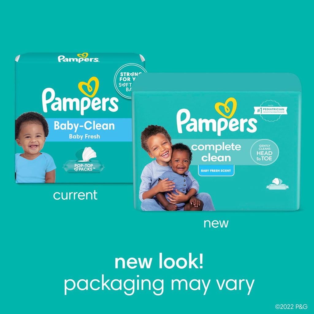 Pampers Complete Clean Baby Wipes - Fresh Scent 1X 72 Count Jansha Store