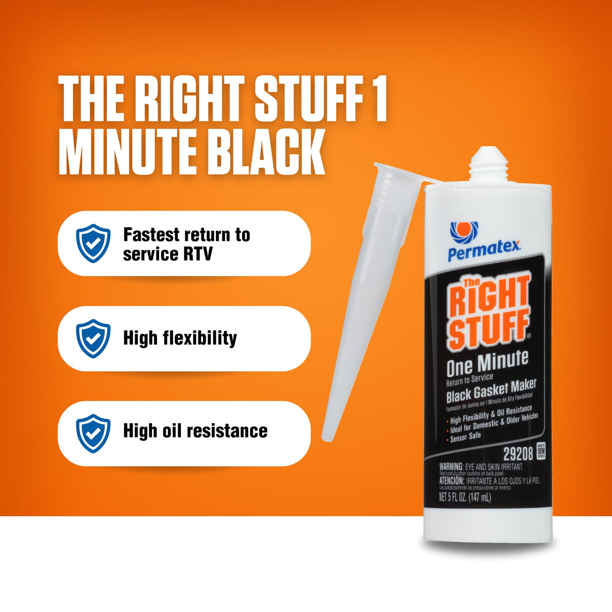 Permatex 82180 Ultra Black Maximum Oil Resistance RTV Silicone Gasket Maker, Sensor Safe and Non-Corrosive, for High Flex and Oil Resistant Applications 3 oz Jansha Store