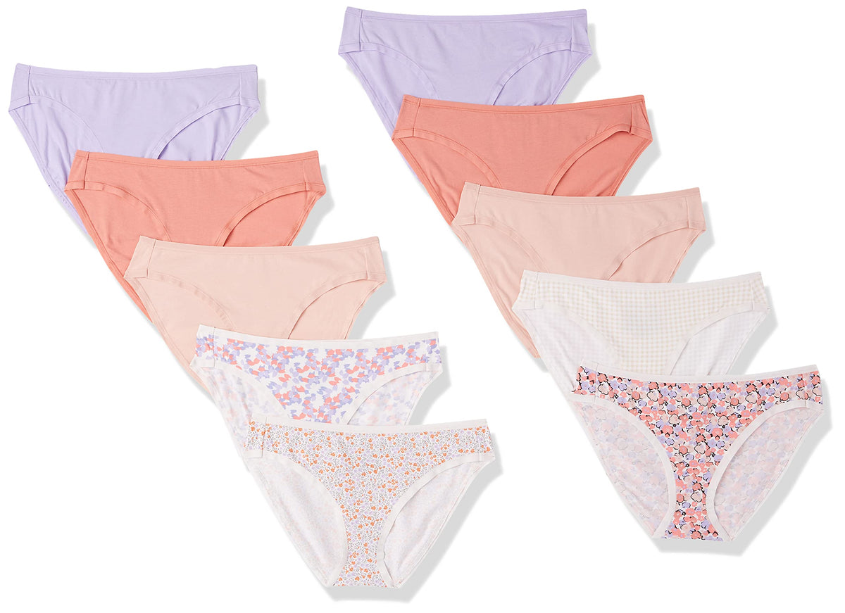 Amazon Essentials Women's Cotton Spandex Bikini Brief Underwear (Available in Plus Size) Jansha Store