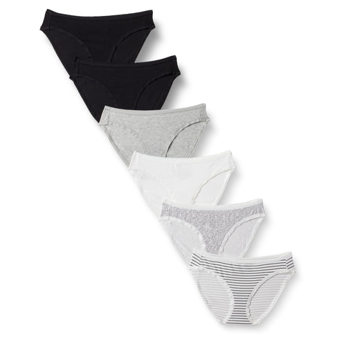 Amazon Essentials Women's Cotton Spandex Bikini Brief Underwear (Available in Plus Size) Jansha Store