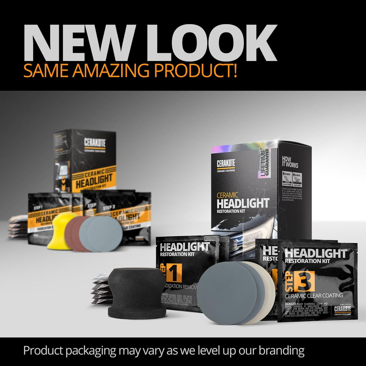CERAKOTE® Ceramic Headlight Restoration Kit, 10 Wipe Kit Jansha Store
