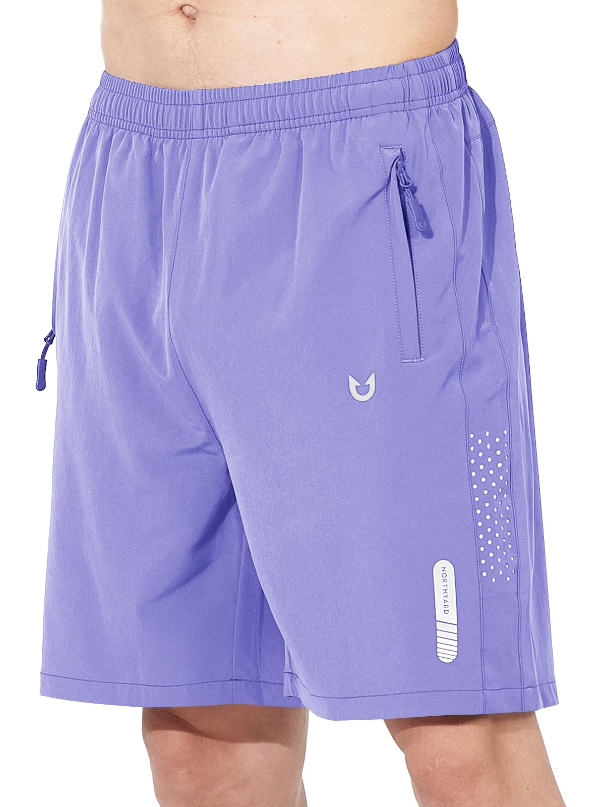 NORTHYARD Men's Athletic Running Shorts Gym Workout 7"/9"/5" Zipper Pockets Jansha Store