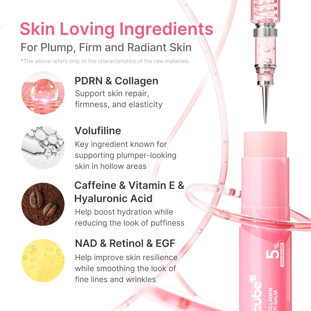 medicube PDRN Collagen Volume Multi Balm Stick, Firming Face & Body Balm Jansha Store
