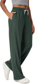 ODODOS Women's Straight Leg Pants Ultra Soft odSTRATUM Tech Relaxed Casual Pajama Lounge Pants with Pockets-27/29/31 Inseam Jansha Store