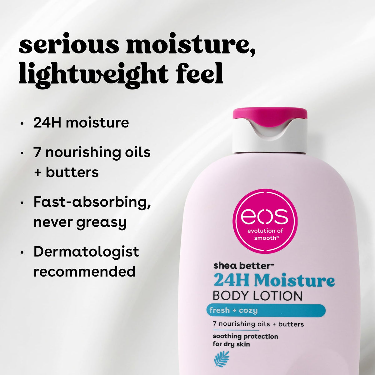 eos Shea Better Body Lotion- Vanilla Cashmere, 24-Hour Moisture, 16 fl oz Jansha Store