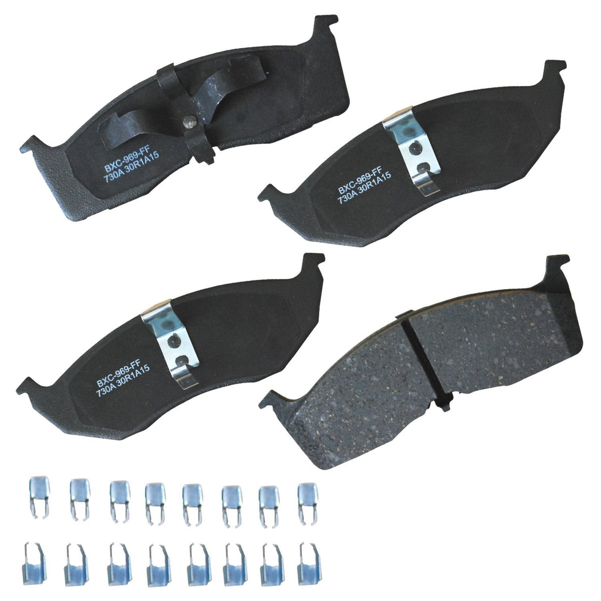 Bendix Premium SBC436A Ceramic Front Brake Pads for Toyota 4Runner 2002-2001, Hilux 2004, Tacoma 1998-1995 Jansha Store