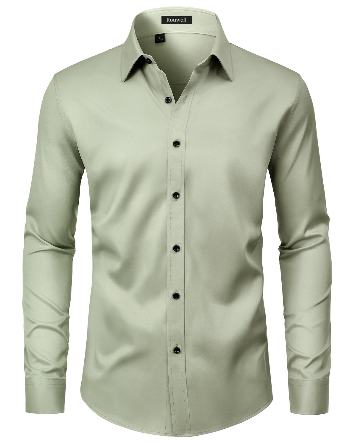 Men’s Wrinkle Free Dress Shirts Regular Fit Long Sleeve Non Iron Business Casual Wedding Stretch Button Down Shirt Jansha Store