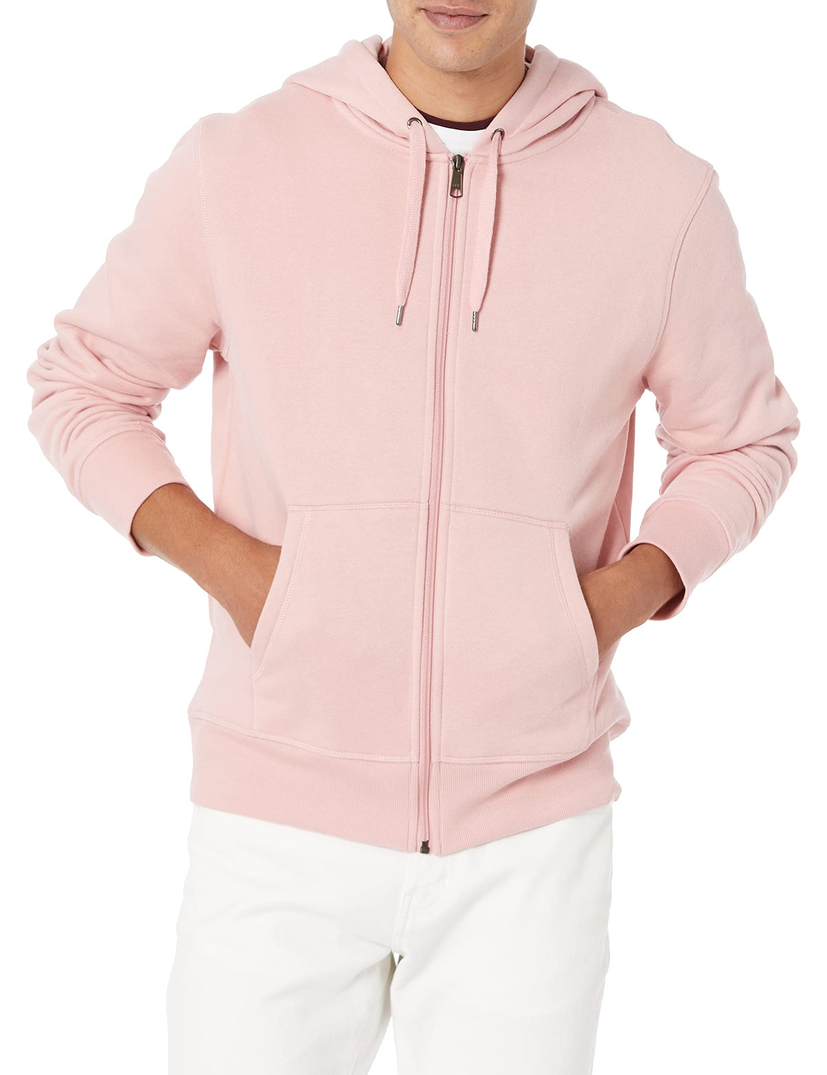 Amazon Essentials Men's Full-Zip Fleece Hoodie Sweatshirt (Available in Big & Tall) Jansha Store