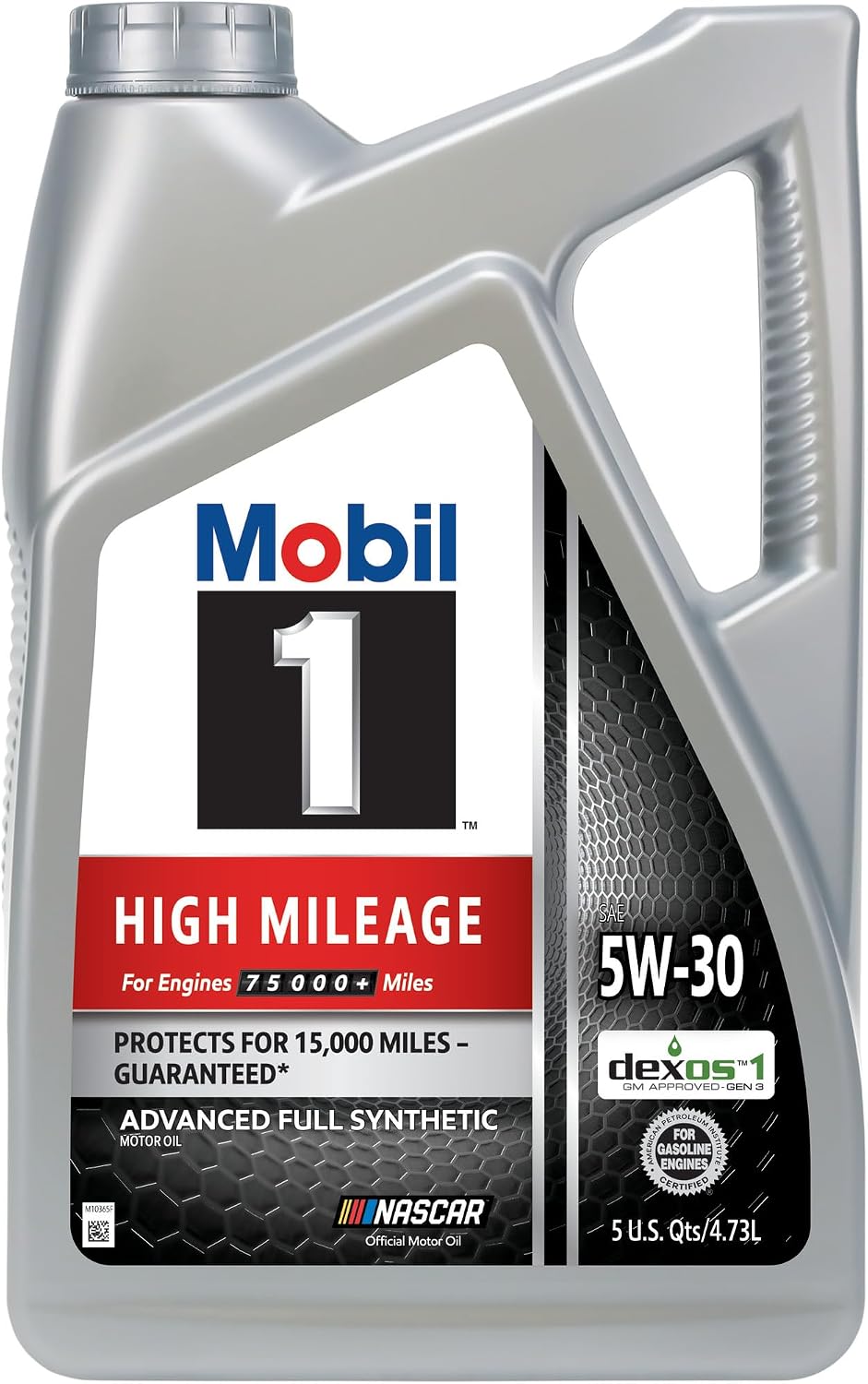 Mobil 1 High Mileage Full Synthetic Motor Oil 5W-30, 5 Quart Jansha Store