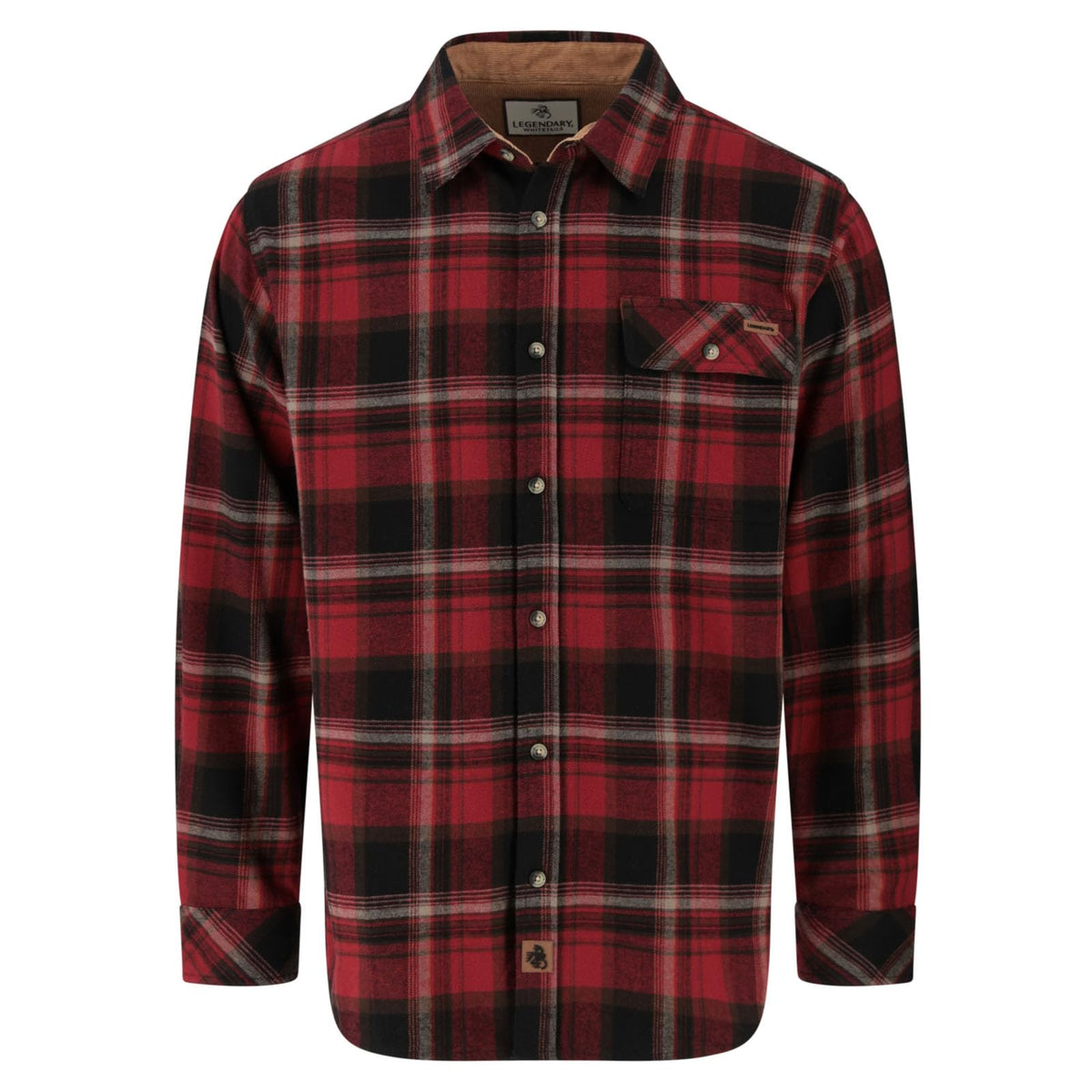 Legendary Whitetails Mens Flannel Long Sleeve Button Down 100% Cotton Shirt Jansha Store