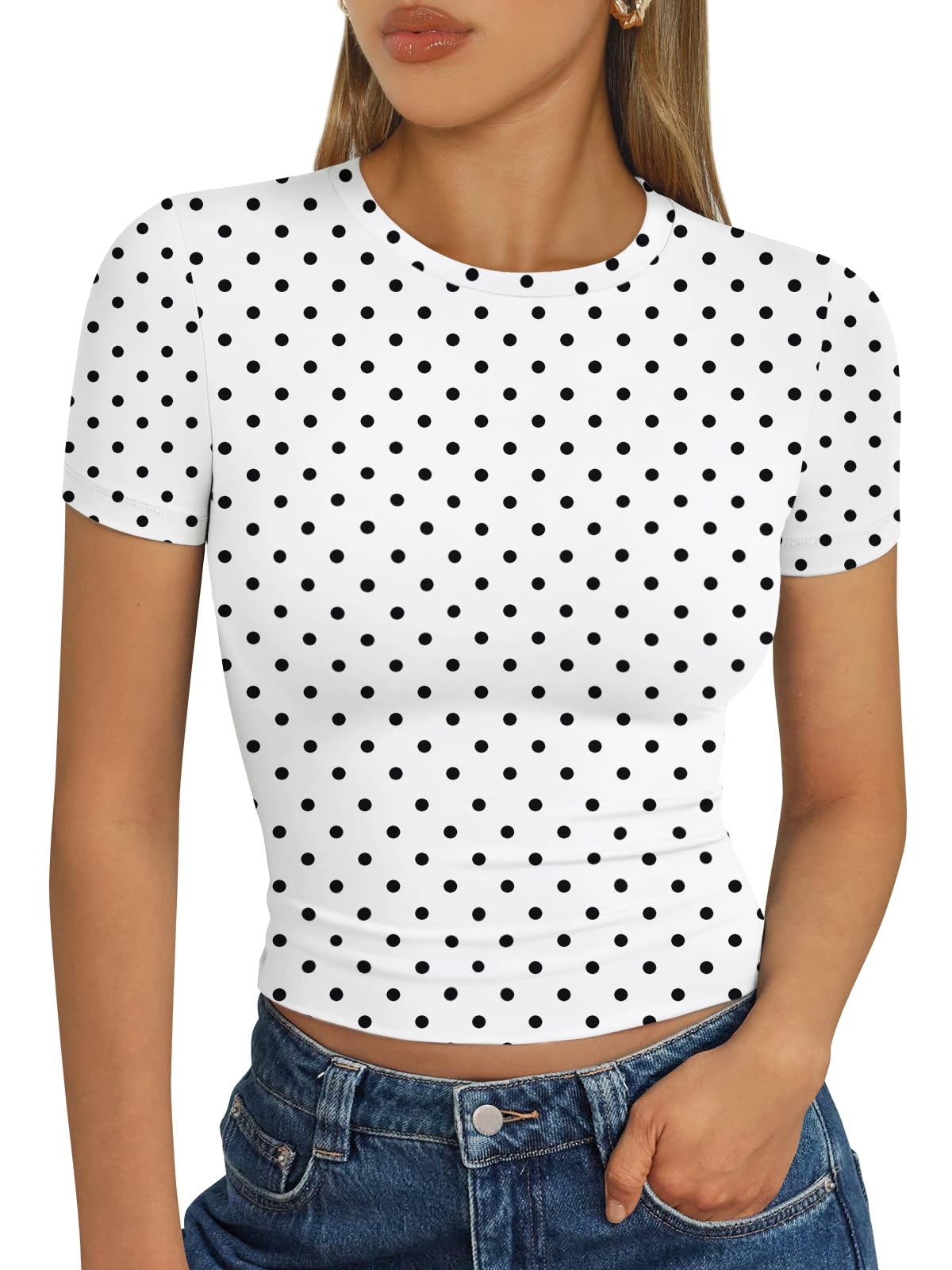 Trendy Queen Womens Short Sleeve T Shirt Basic Summer Top Jansha Store