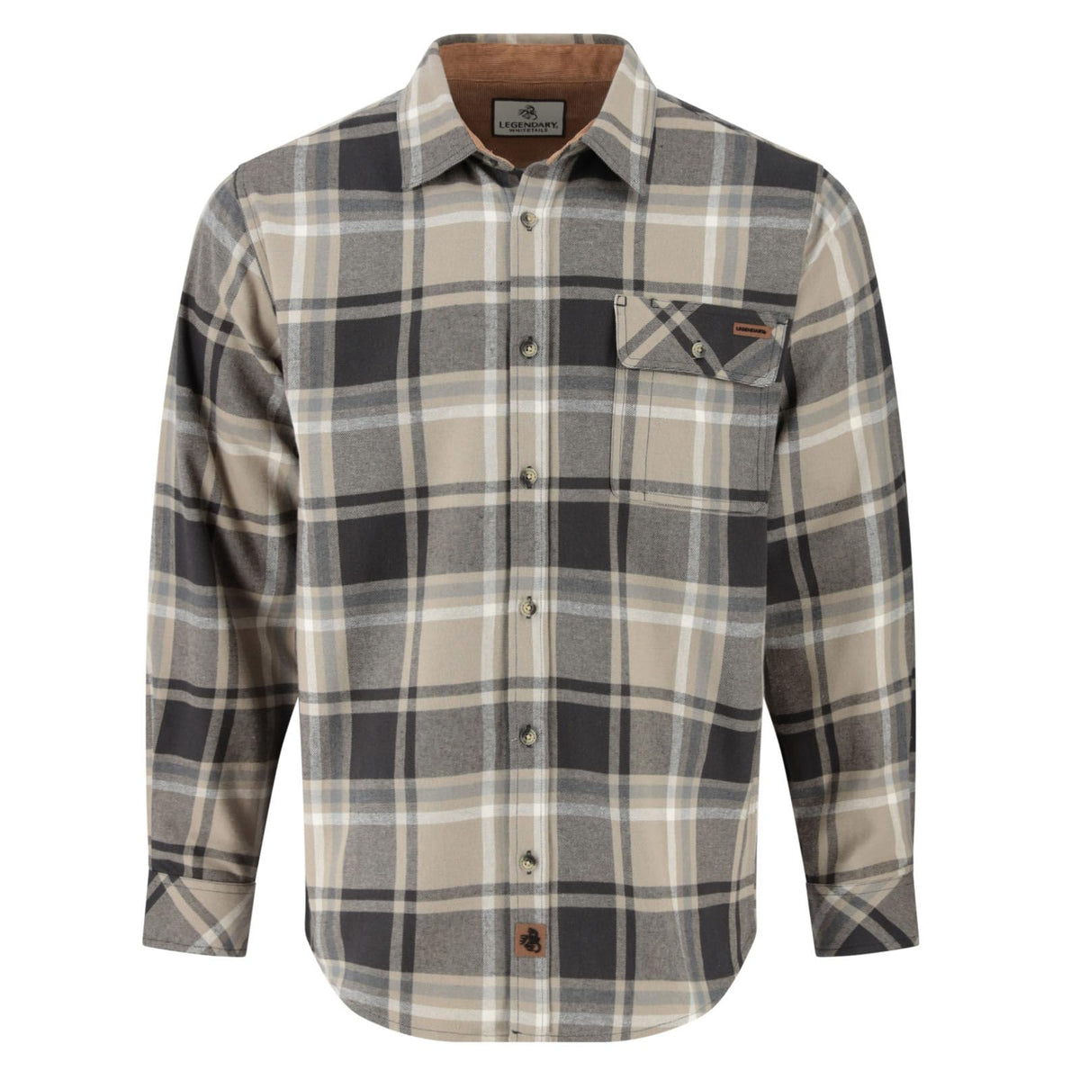 Legendary Whitetails Mens Flannel Long Sleeve Button Down 100% Cotton Shirt Jansha Store