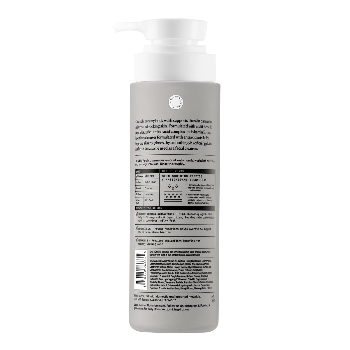Naturium The Booster Hyaluronic Acid Body Wash, Hydrating & Moisturizing plus Minimizes Dryness, with Glycerin & Vitamin B5, 16.9 Fl Oz (Pack of 12) Jansha Store