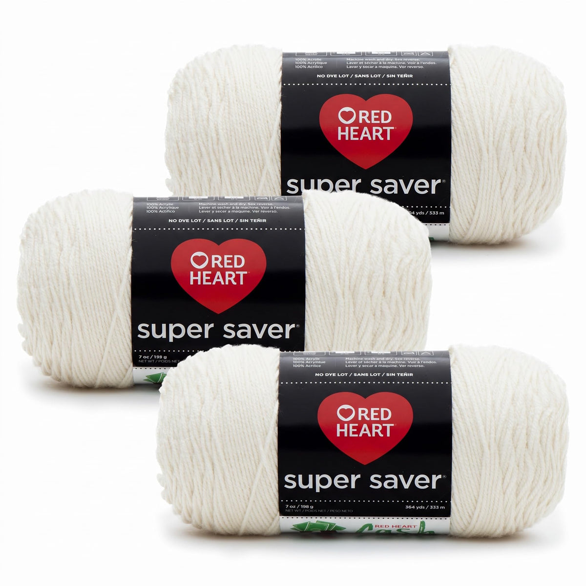 Red Heart E300 Super Saver Economy Yarn, Paddy Green Jansha Store