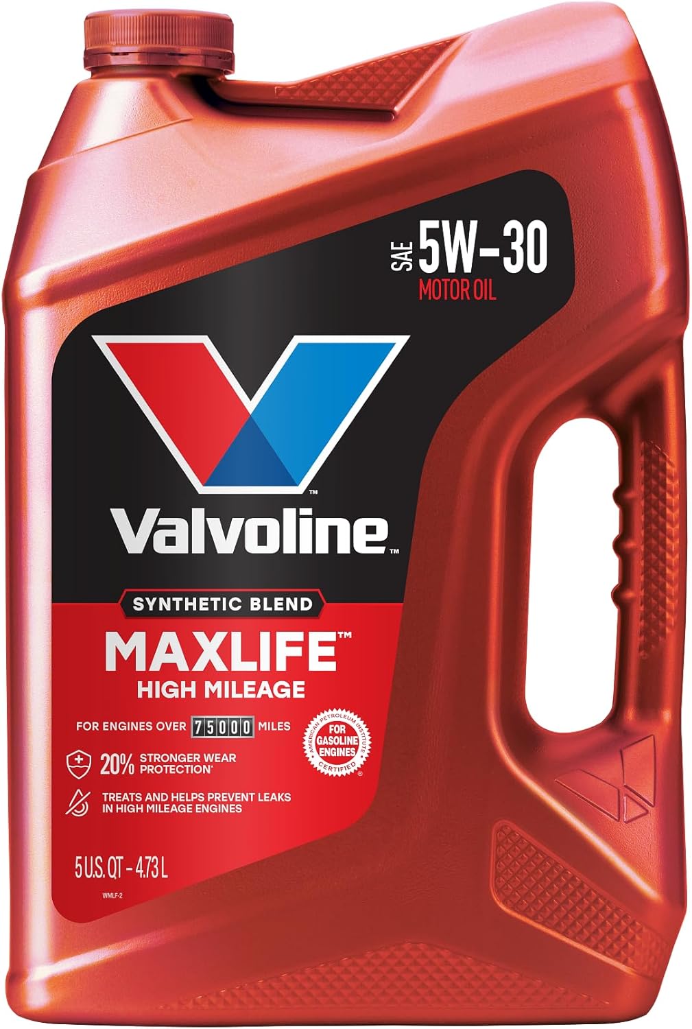 Valvoline MaxLife High Mileage 5W-30 Synthetic Blend Motor Oil 5 Quart Jansha Store