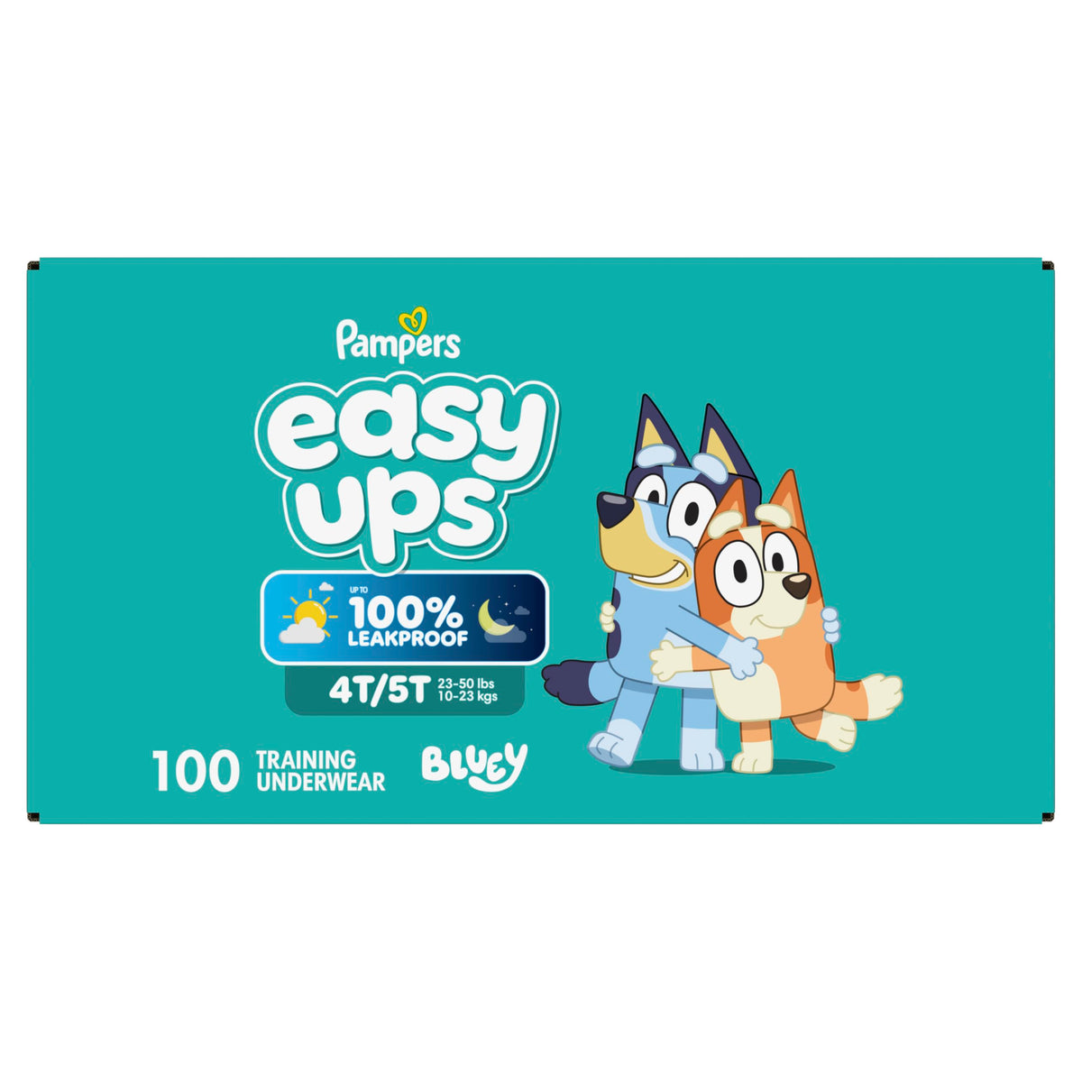 Easy Ups Girls & Boys Potty Training Pants, Size 7 (5T-6T), 84 Count, Bluey Absorbent Pull Up Training Underwear, Up to 100% Leakproof Day and Night, Hypoallergenic Jansha Store