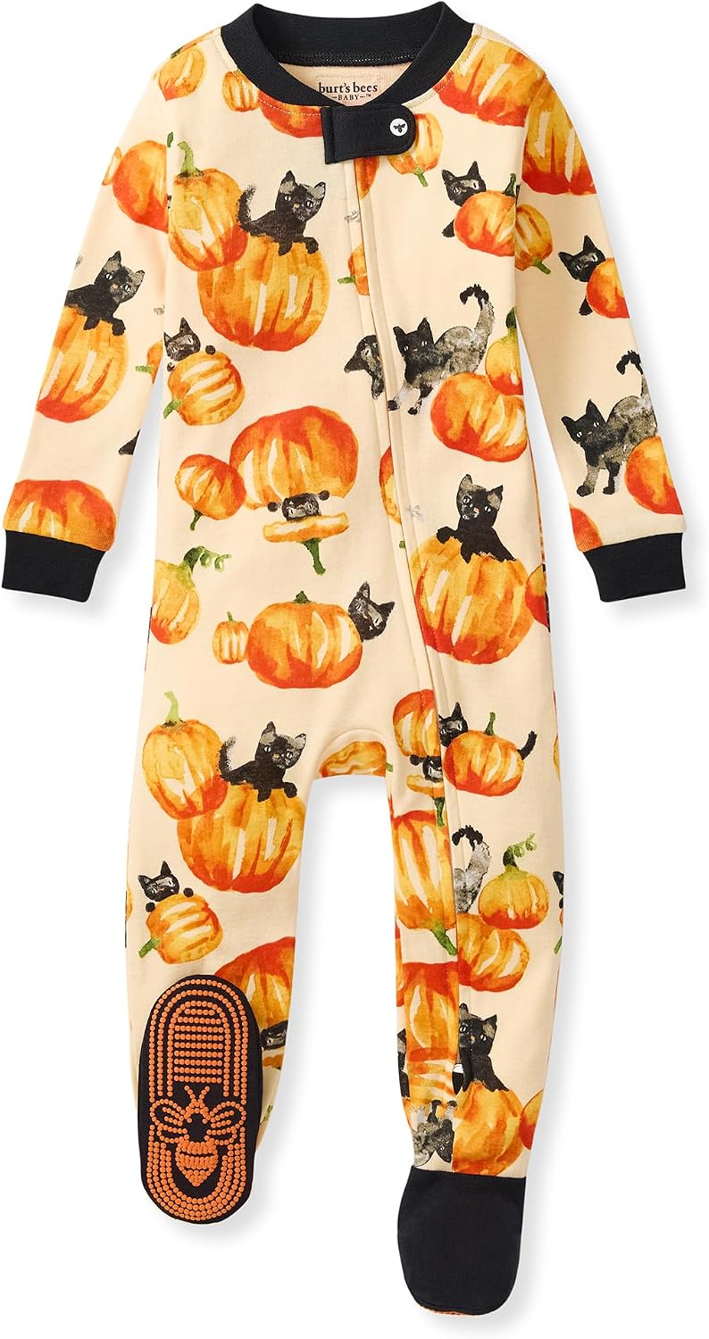 Burt's Bees Baby Baby Girl's Pajamas Sleep and Play Jansha Store