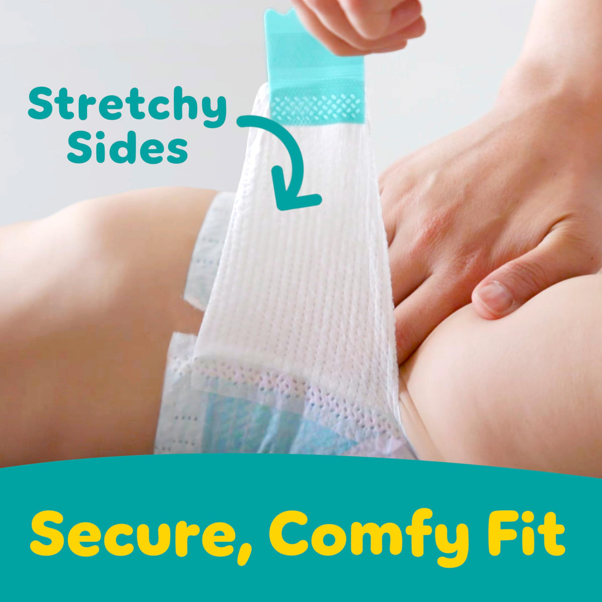 Pampers Baby Dry Ultra Cushiony Diapers, Size 3 (13-26 lbs), 104 Count, Up to 100% Leakproof (Packaging May Vary) Jansha Store