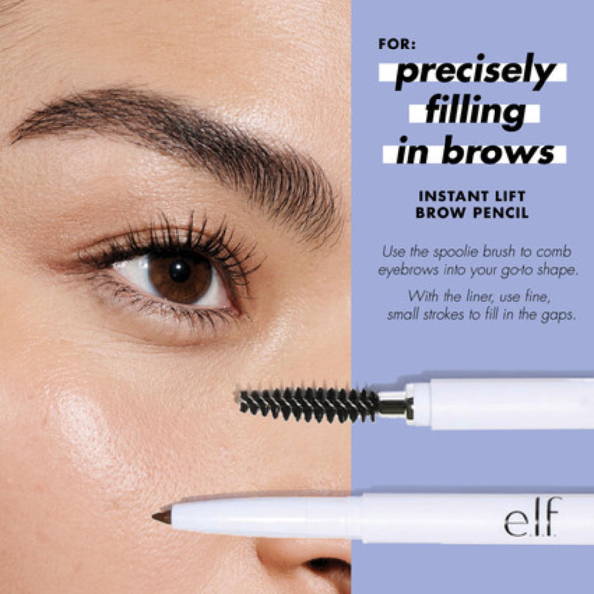 e.l.f. Instant Lift Brow Pencil, Dual-Sided, Taupe Jansha Store
