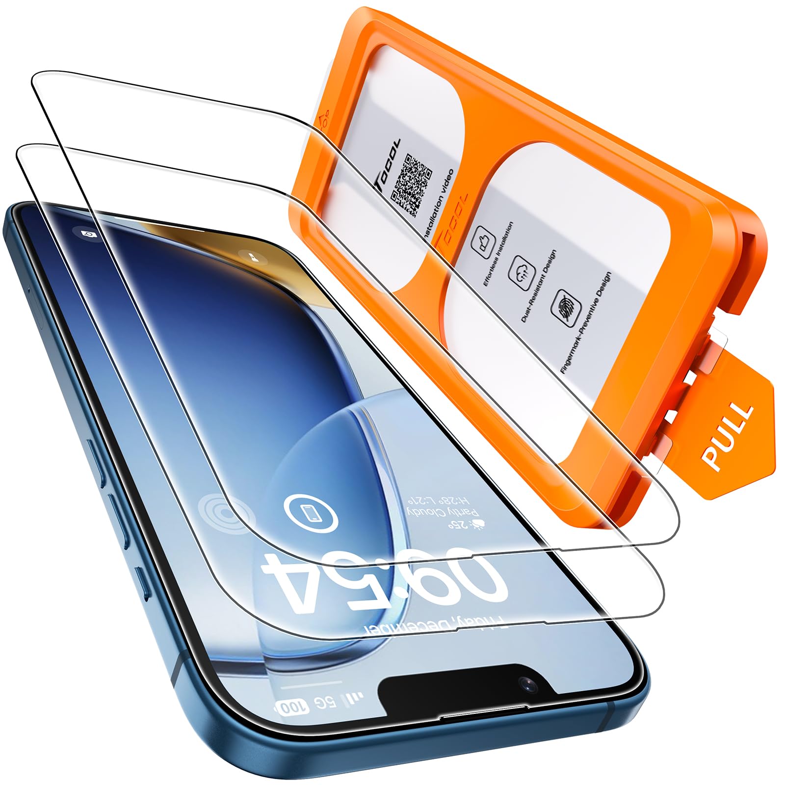 TOCOL for iPhone 17 Pro Max Screen Protector, Easy Installation Jansha Store