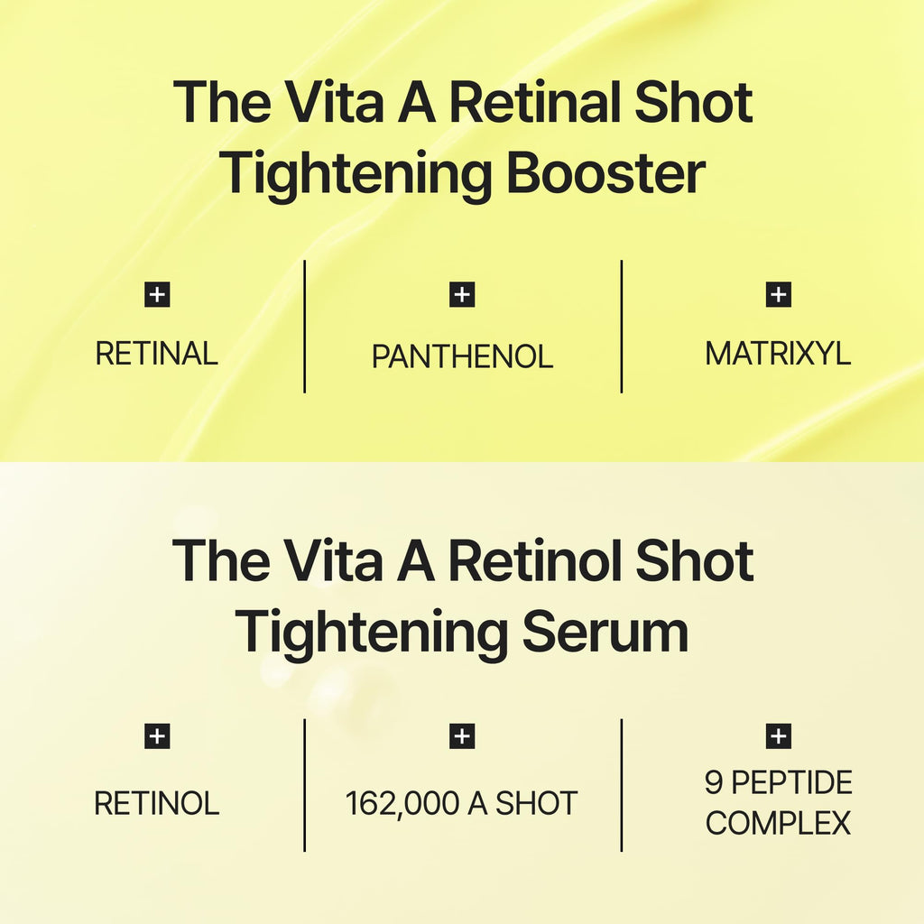 celimax The Vita A Retinal Shot Tightening Booster (Duo Set 0.51 fl.oz x 2) Jansha Store