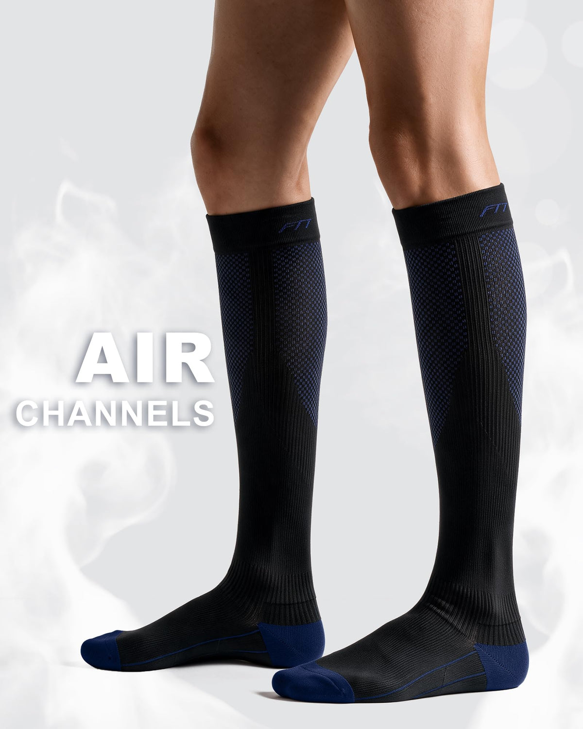 FITRELL 3 Pairs Compression Socks for Women and Men 20-30mmHg-Circulation Support Socks Jansha Store