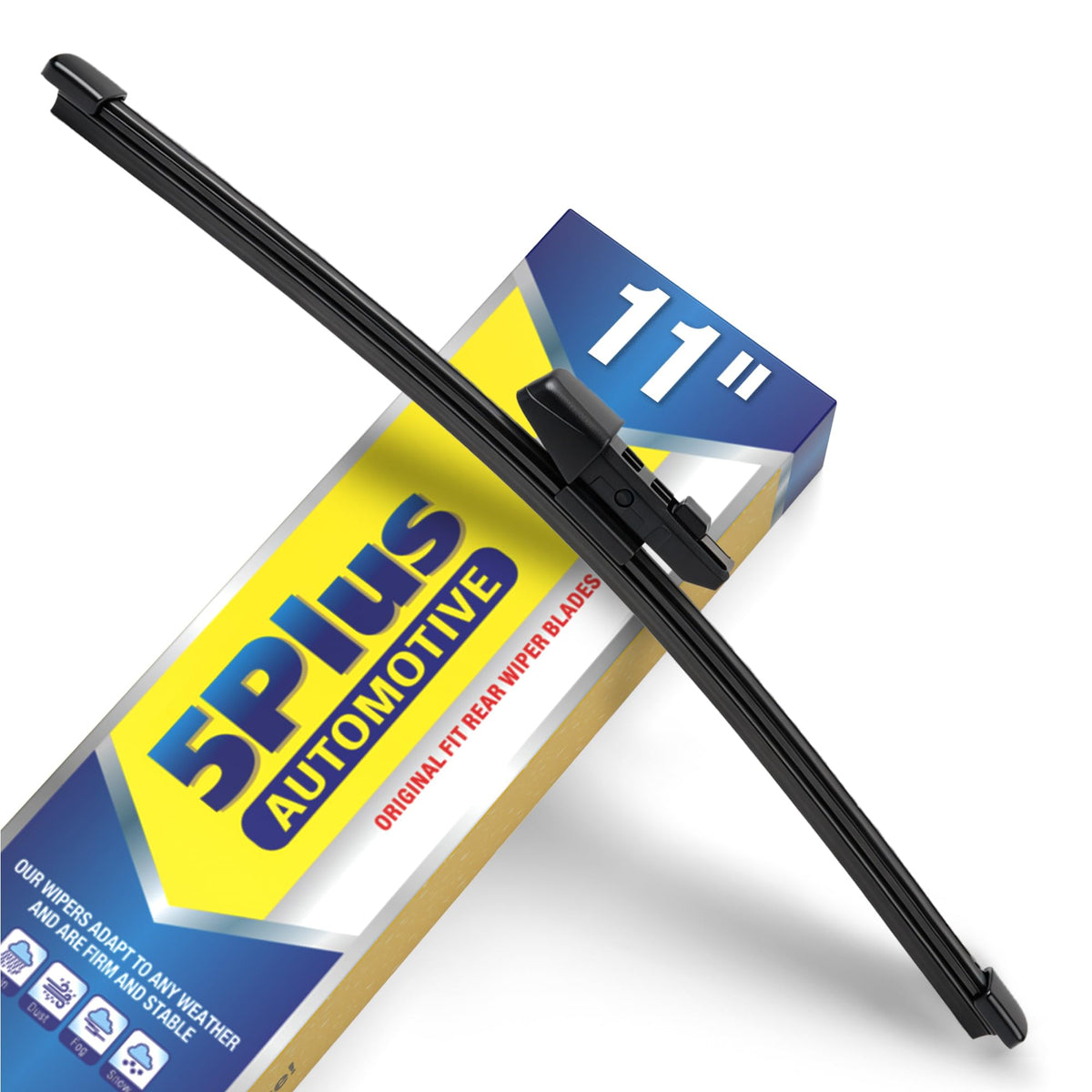 5 PLUS RearQuiet 12 Inch Rear Wiper Blade,OEM Replacement Rear Window Wiper Jansha Store