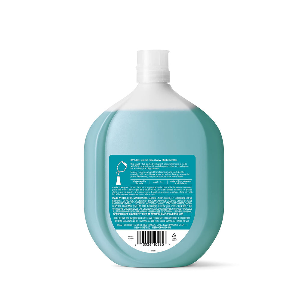 method Foaming Hand Wash, Waterfall, 10 fl oz, 3 pack Jansha Store