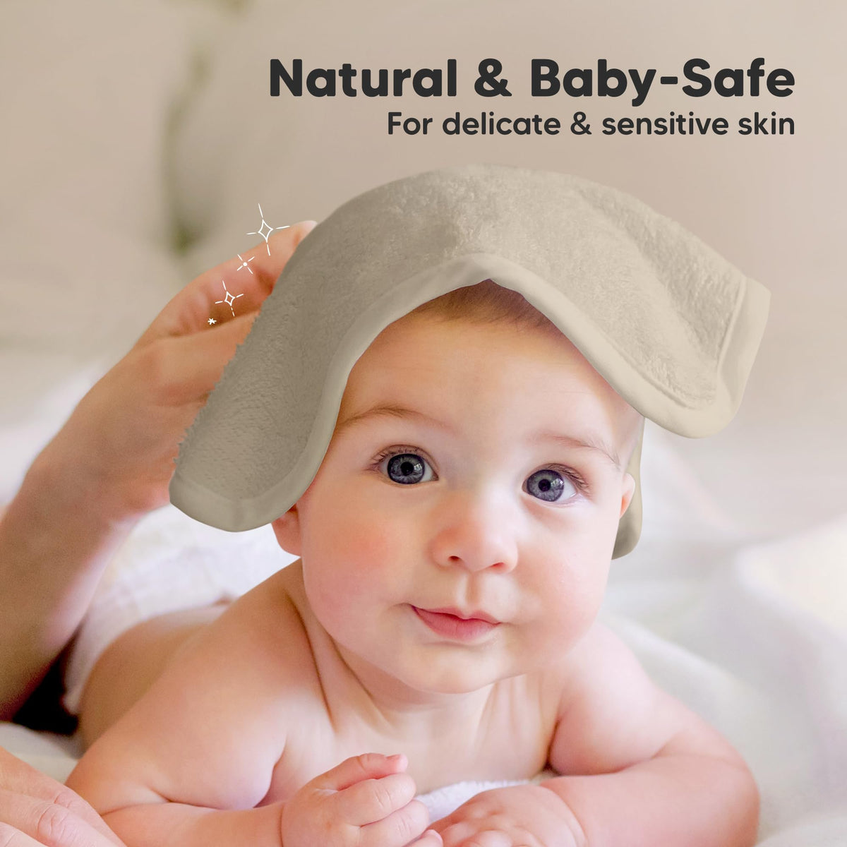 6-Pack Baby Washcloths, Soft Absorbent Washcloths for Face, Body (Rosy) Jansha Store