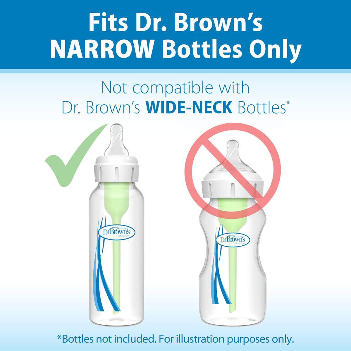 Dr. Brown’s Narrow Level 2 Medium Flow Nipple, 3m+, 6-Pack Jansha Store