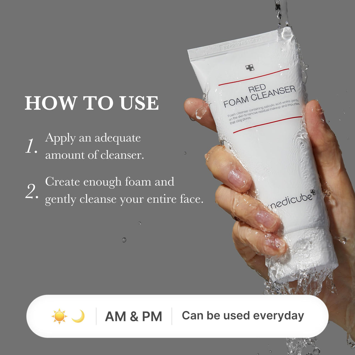 medicube Facial Cleanser Zero Pore Capsule Foam Cleanser Jansha Store