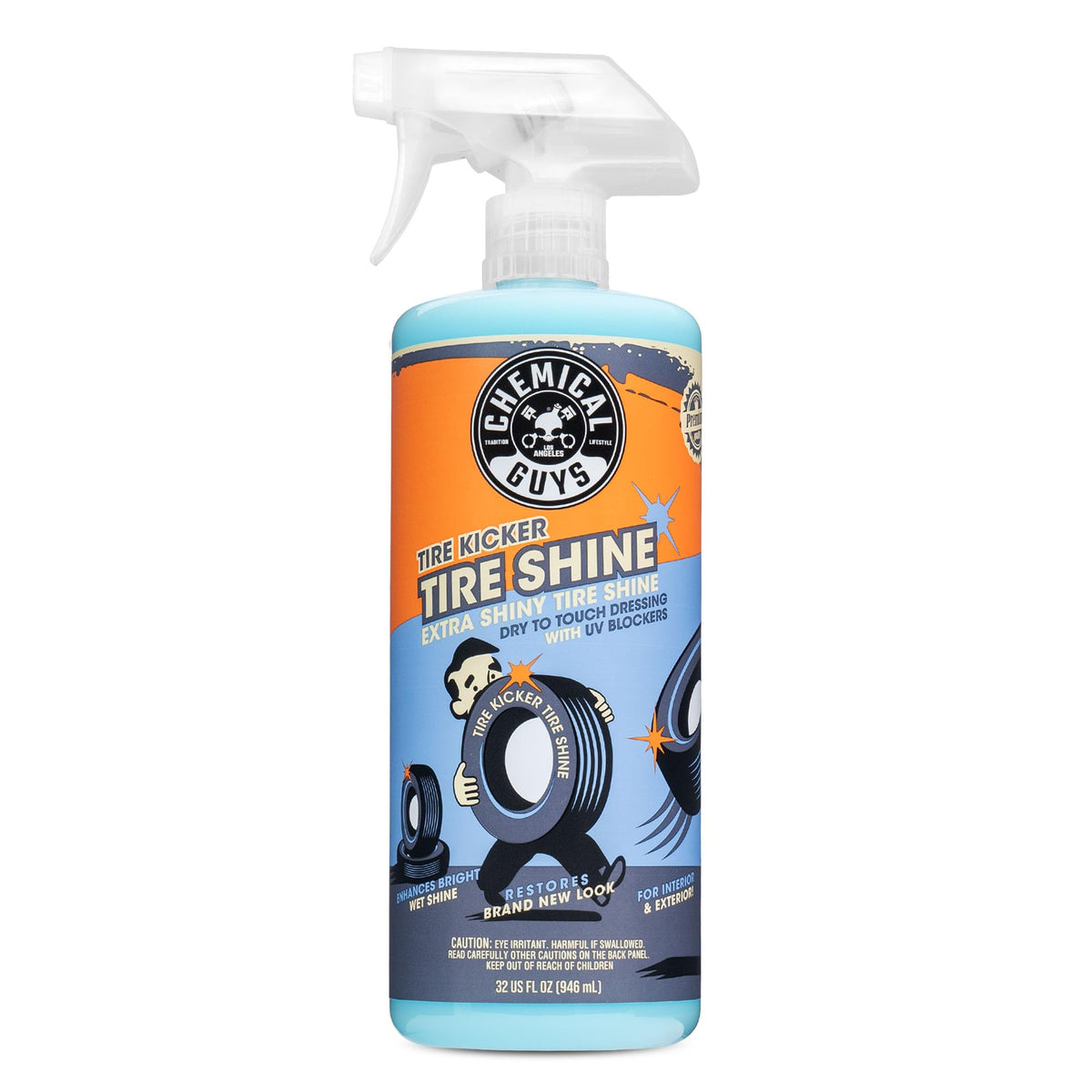 Chemical Guys, Tire Kicker Extra Glossy Tire Shine for Rubber & Trim, 16 oz Jansha Store