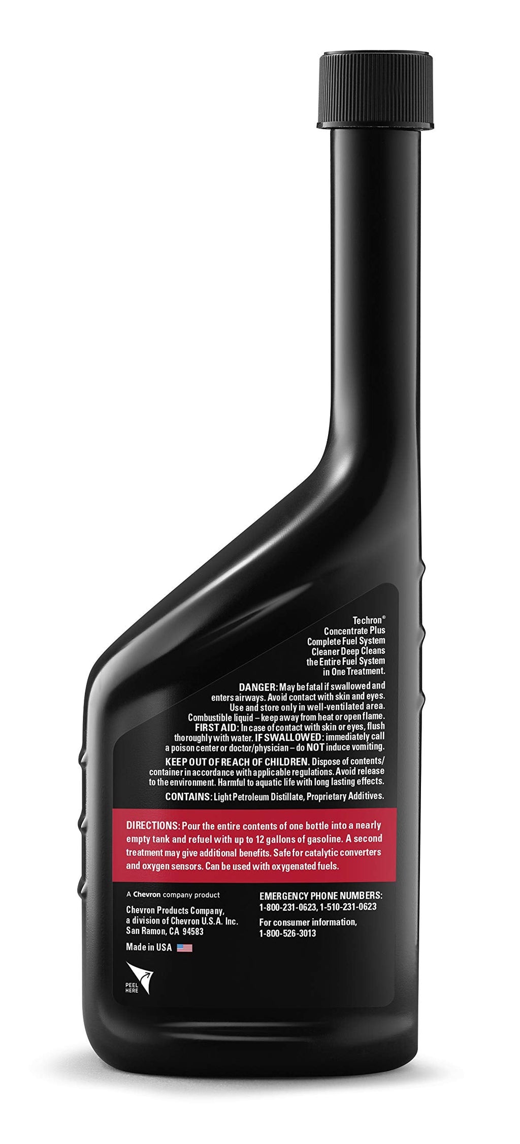 Chevron 65740-6PK 65740-CASE Techron Concentrate Plus Fuel System Cleaner - 20 oz., (Pack of 6) Jansha Store