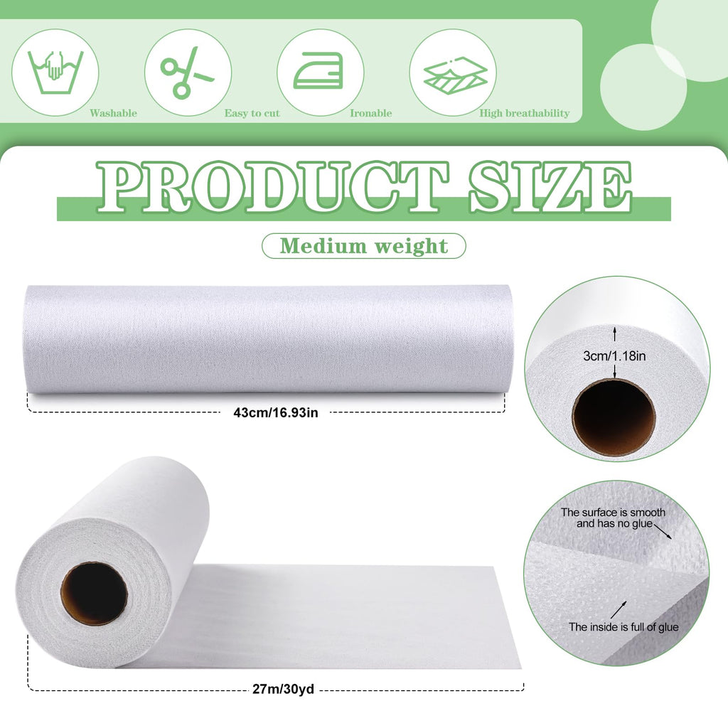 Medium Weight Interfacing Fabric for Sewing Iron On Fusible Interfacing Jansha Store