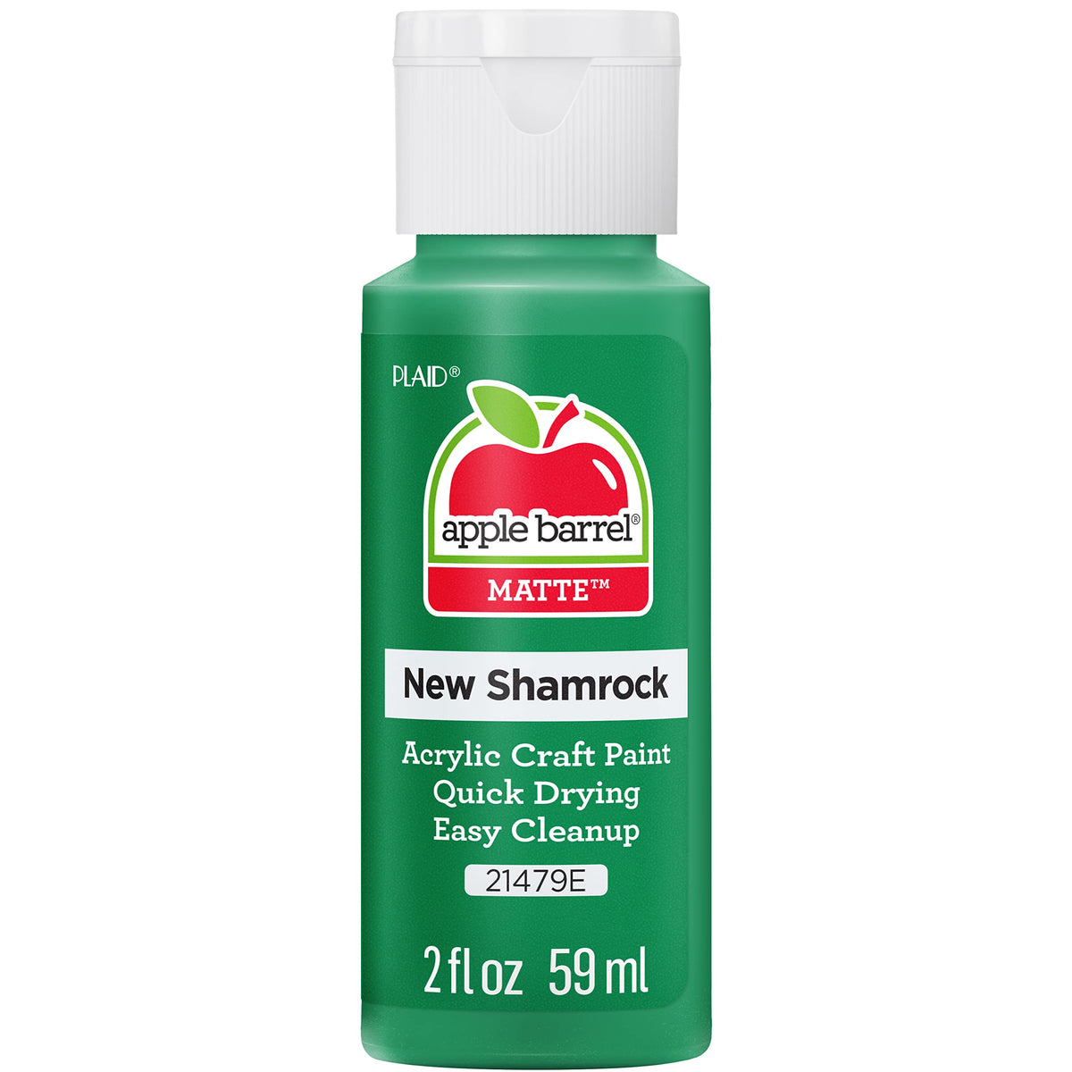 Apple Barrel Acrylic Paint in Assorted Colors (2 Ounce), 20503 White Jansha Store