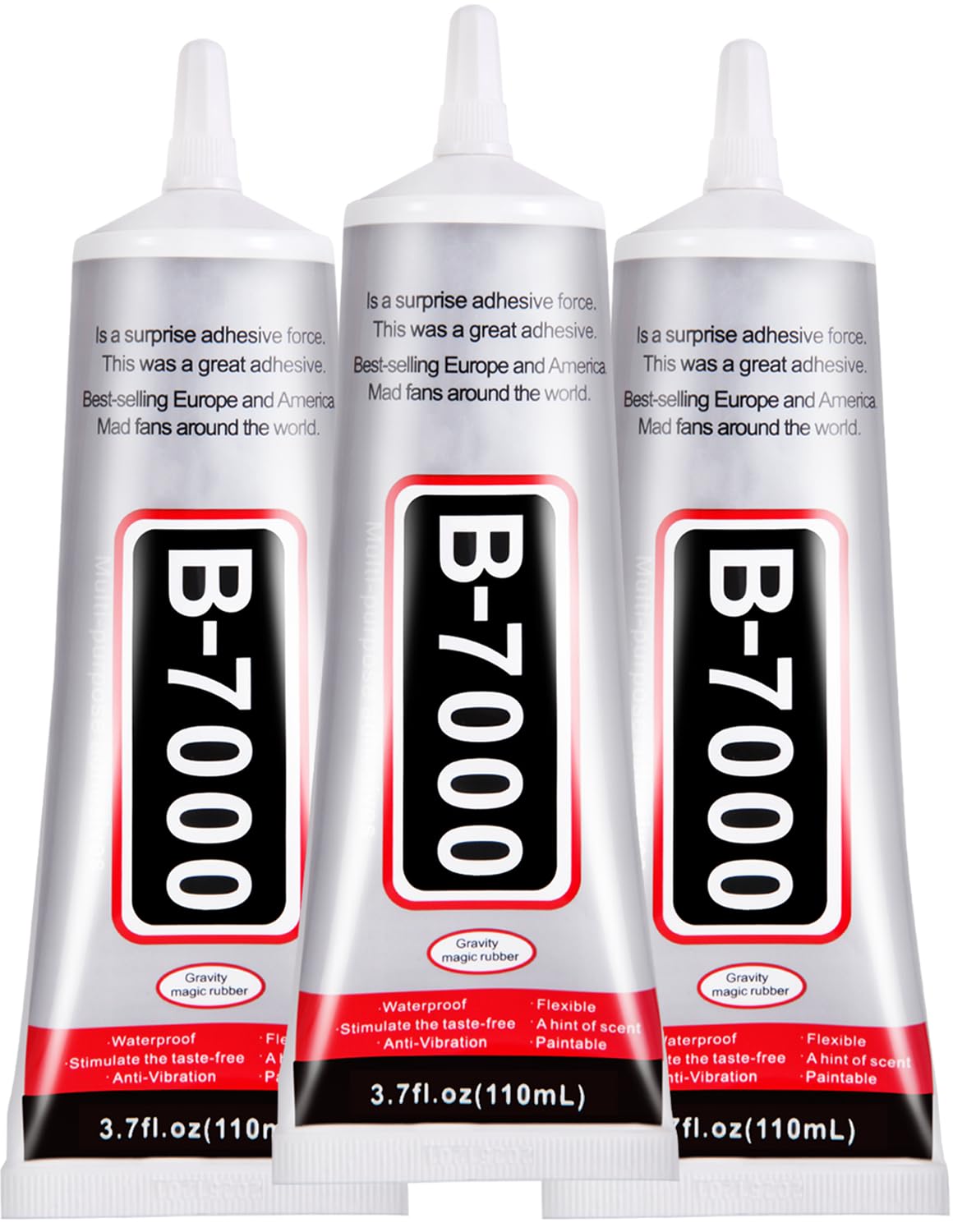 B7000 Jewelry Glue for Making, FITTDYHE 1PCS 50ML/1.69 fl oz Clear Adhesive for Rhinestone, Fabric, Multipurpose Super B-7000 for Phone Repair, Nail Art, Wood, Glass, Charms Jansha Store