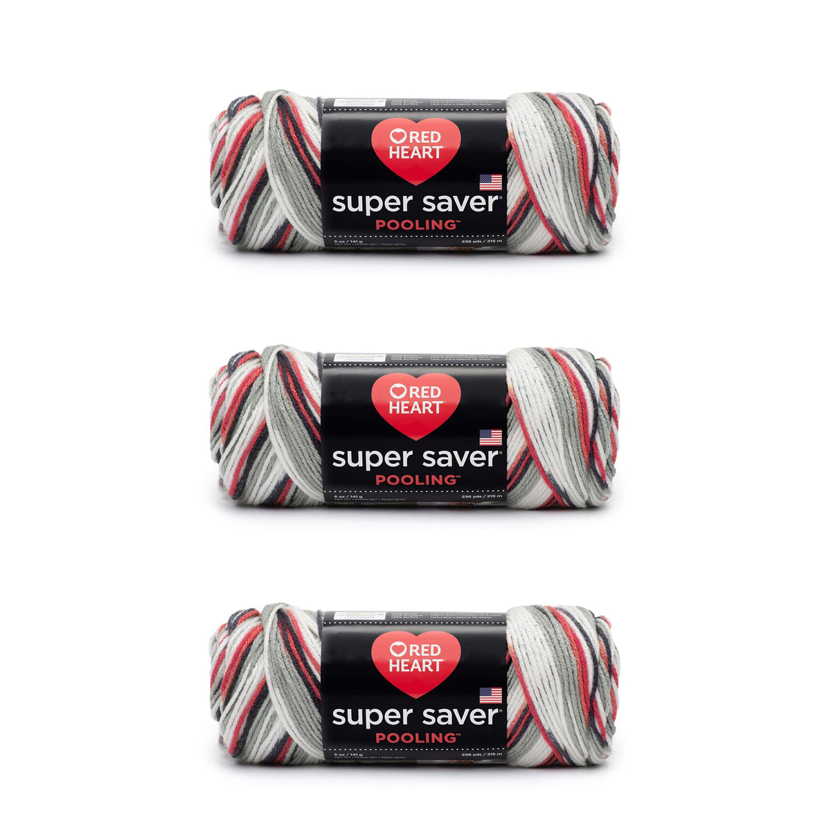 Red Heart Super Saver Yarn for Crocheting & Knitting, Cherry Red, Single Jansha Store