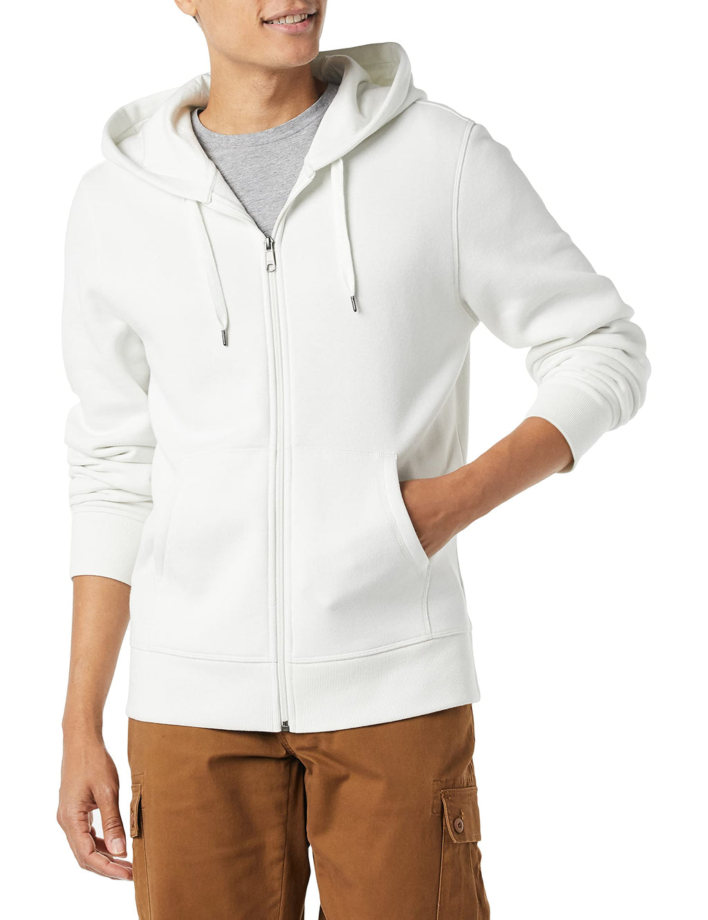 Amazon Essentials Men's Full-Zip Fleece Hoodie Sweatshirt (Available in Big & Tall) Jansha Store