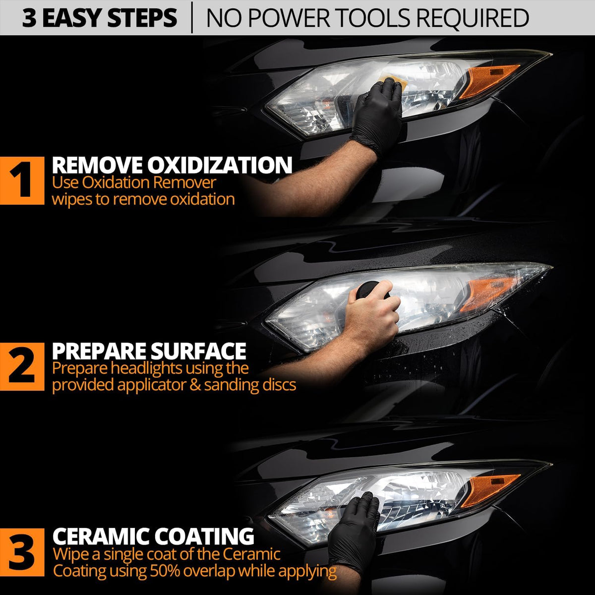 CERAKOTE® Ceramic Headlight Restoration Kit, 10 Wipe Kit Jansha Store