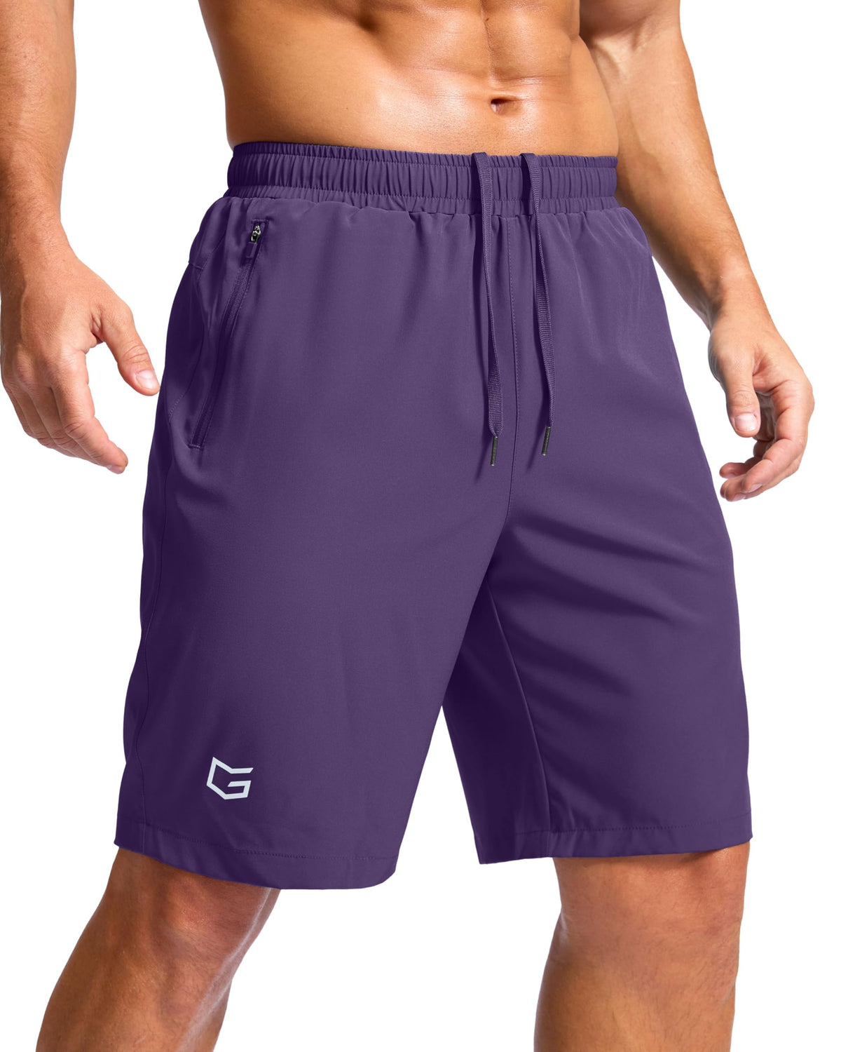 G Gradual Men's Athletic Running Shorts with 2 Zipper Pockets 7"/ 5"/ 9" Jansha Store