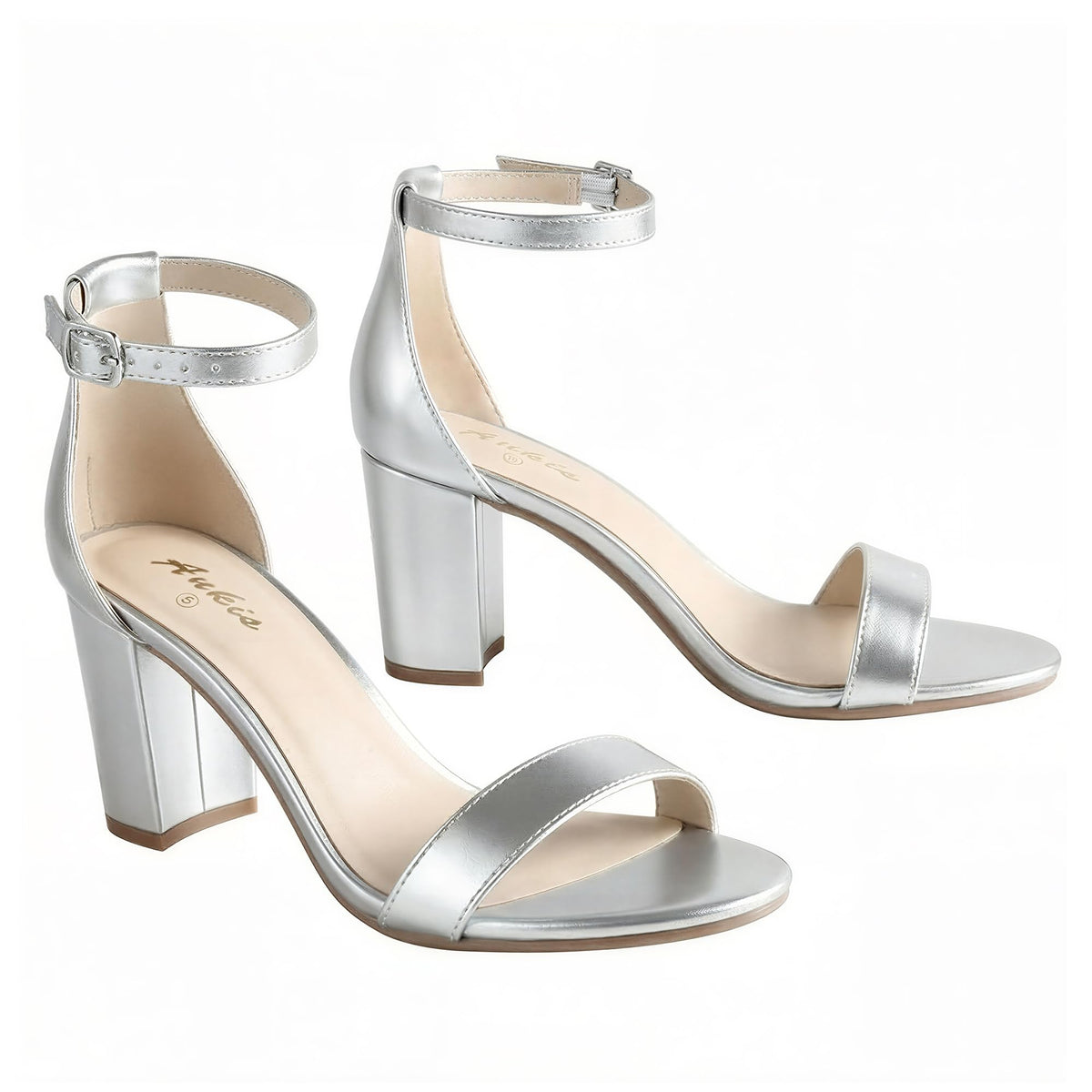 Ankis Heels for Women Open Toe Ankle Strap Chunky Heel Sandals 2.75 Inch Jansha Store