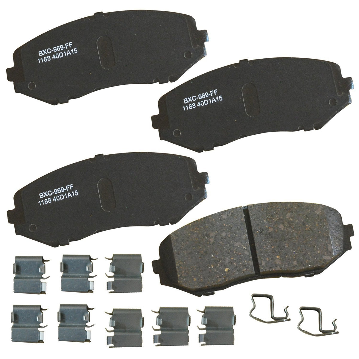 Bendix Premium SBC436A Ceramic Front Brake Pads for Toyota 4Runner 2002-2001, Hilux 2004, Tacoma 1998-1995 Jansha Store