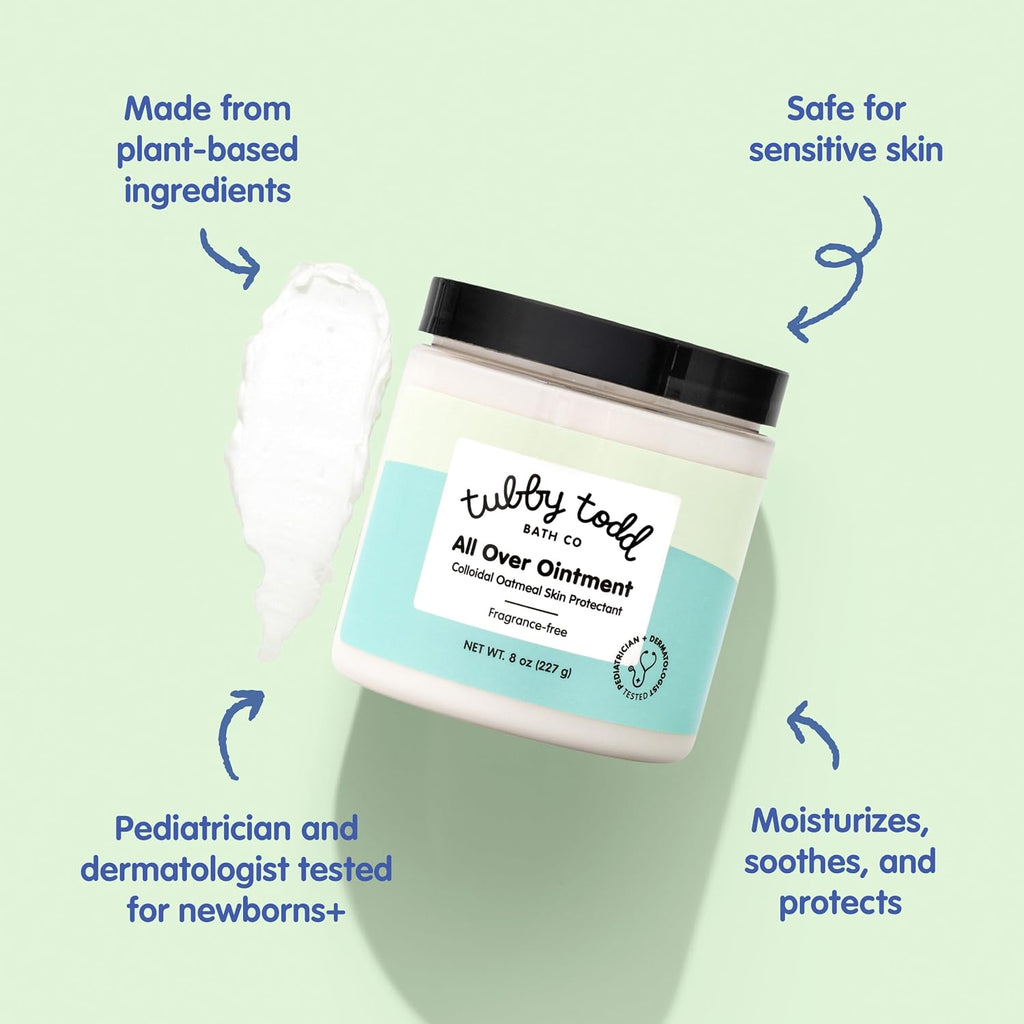 Tubby Todd All Over Ointment, Baby Eczema Cream for Sensitive Skin Jansha Store