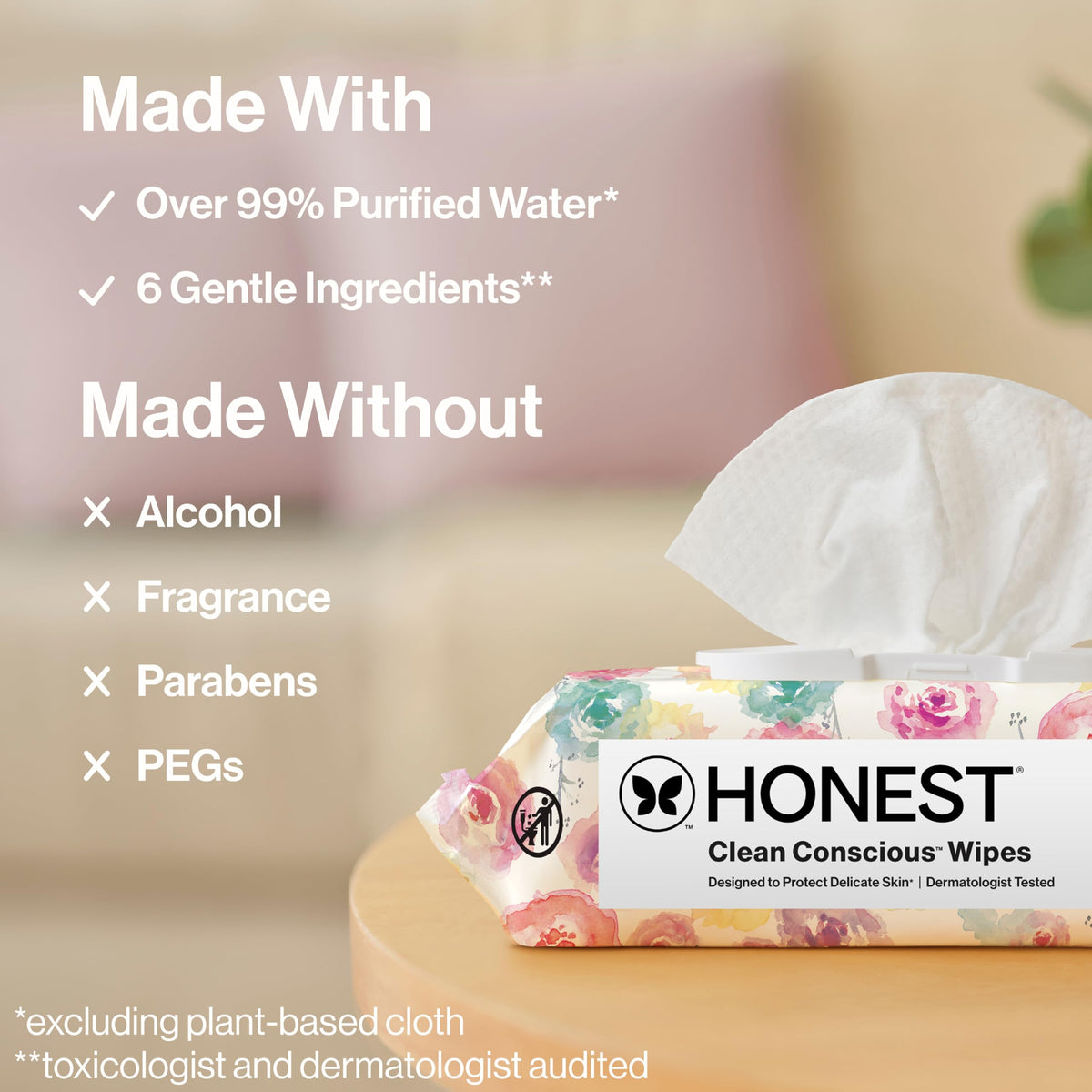The Honest Company Multi-Use Baby Wipes, Pattern Play, 720 Count Jansha Store
