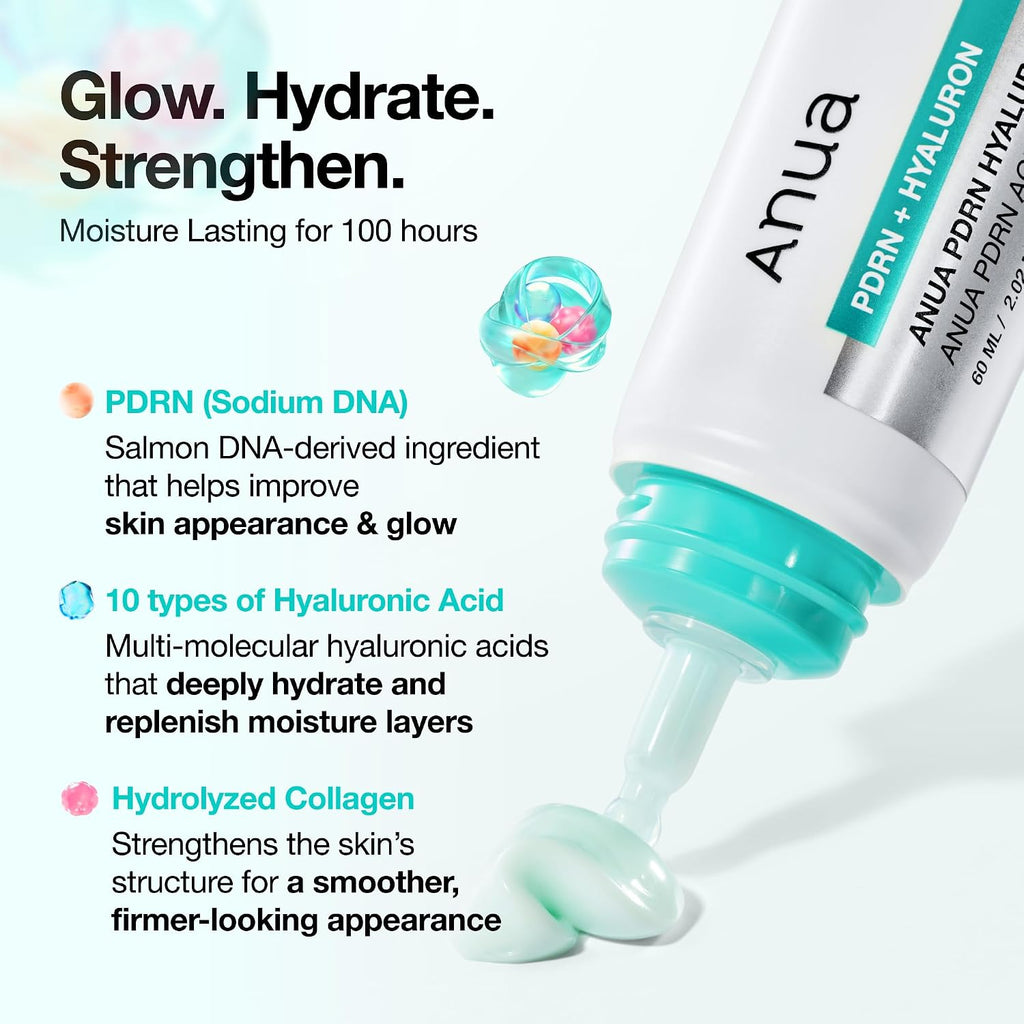 ANUA PDRN Hyaluronic Acid 100 Moisturizing Cream, 2.02 fl oz Jansha Store